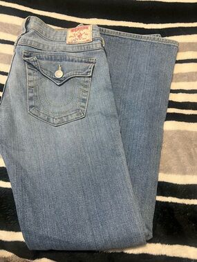 True Religion Women’s Light Blue Boot Cut Jeans